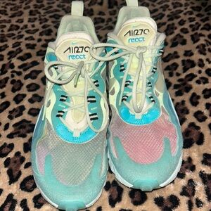 Neon Green & Teal AIR7c